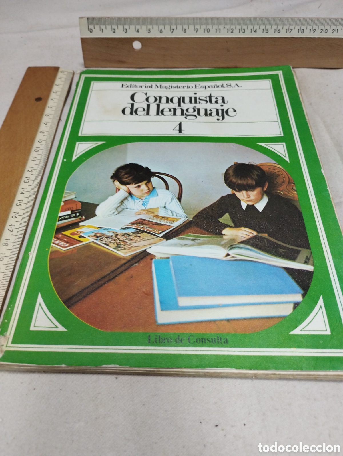 Libros de segunda mano: Conquista del lenguaje 4. Editorial Magisterio Espa&ntilde;ol, 1971