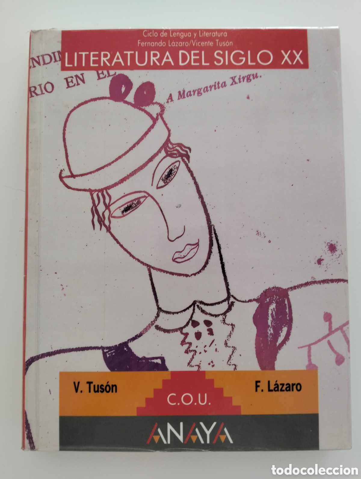 Second hand books: Libro texto literatura COU, ANAYA