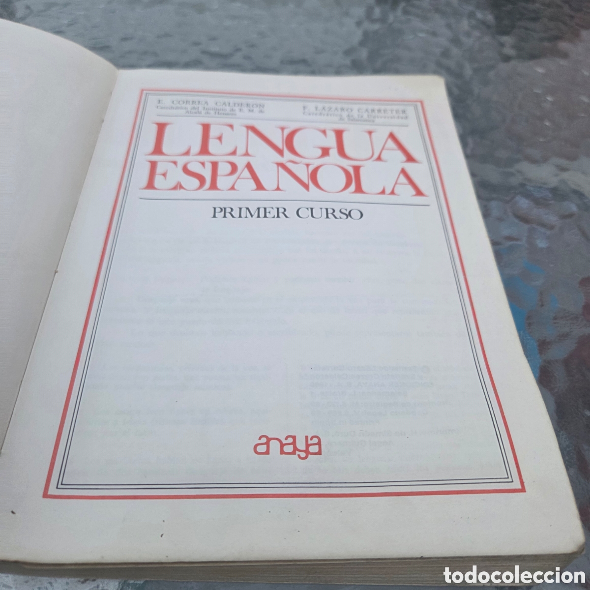 Libros de segunda mano: Lengua espa&ntilde;ola 1&deg; anaya 1969 - Foto 2