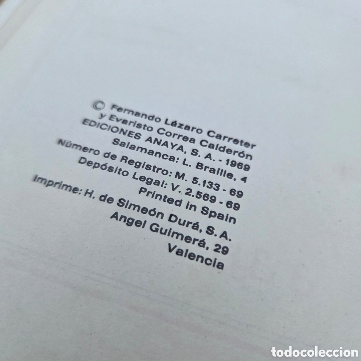 Libros de segunda mano: Lengua espa&ntilde;ola 1&deg; anaya 1969 - Foto 3