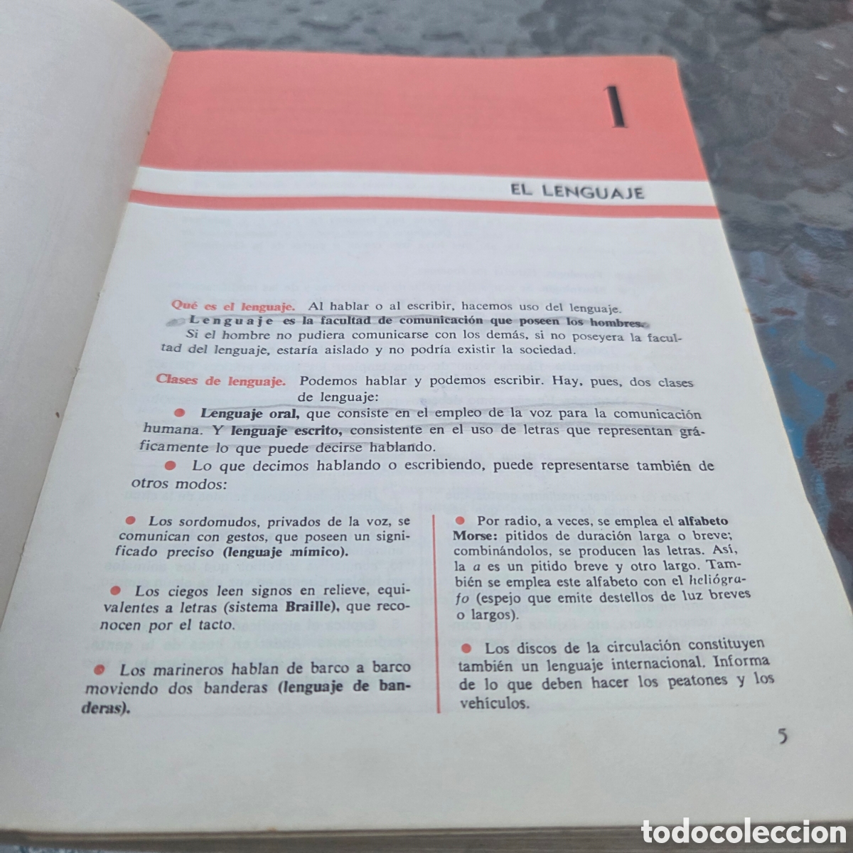 Libros de segunda mano: Lengua espa&ntilde;ola 1&deg; anaya 1969 - Foto 4