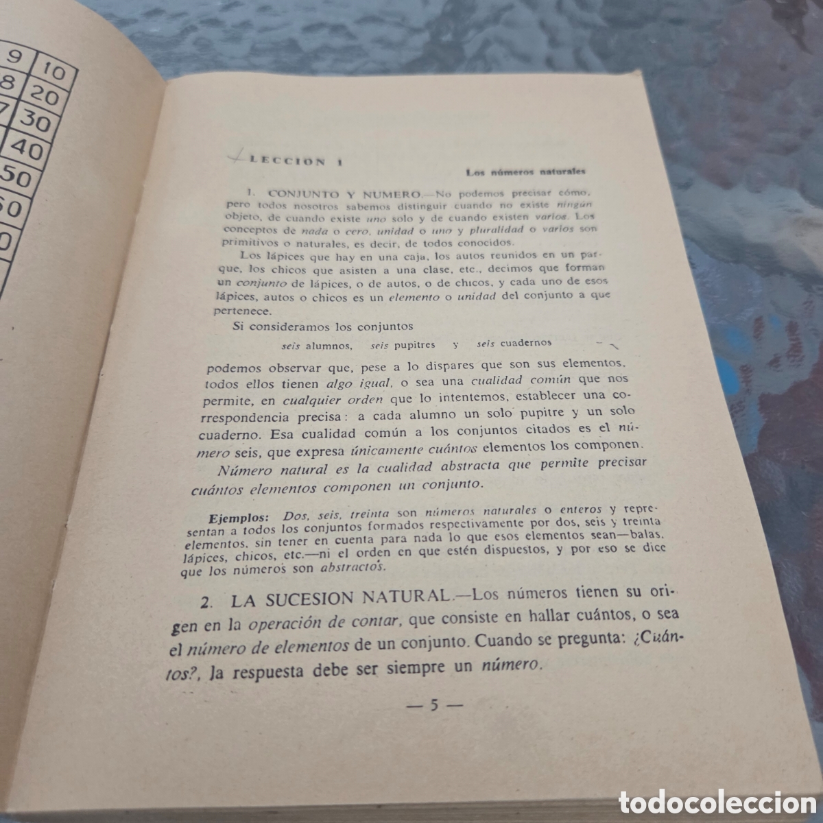 Libros de segunda mano: MATEM&Aacute;TICAS. 1&ordm; CURSO. BACHILLERATO. PLAN 1957 - Foto 3