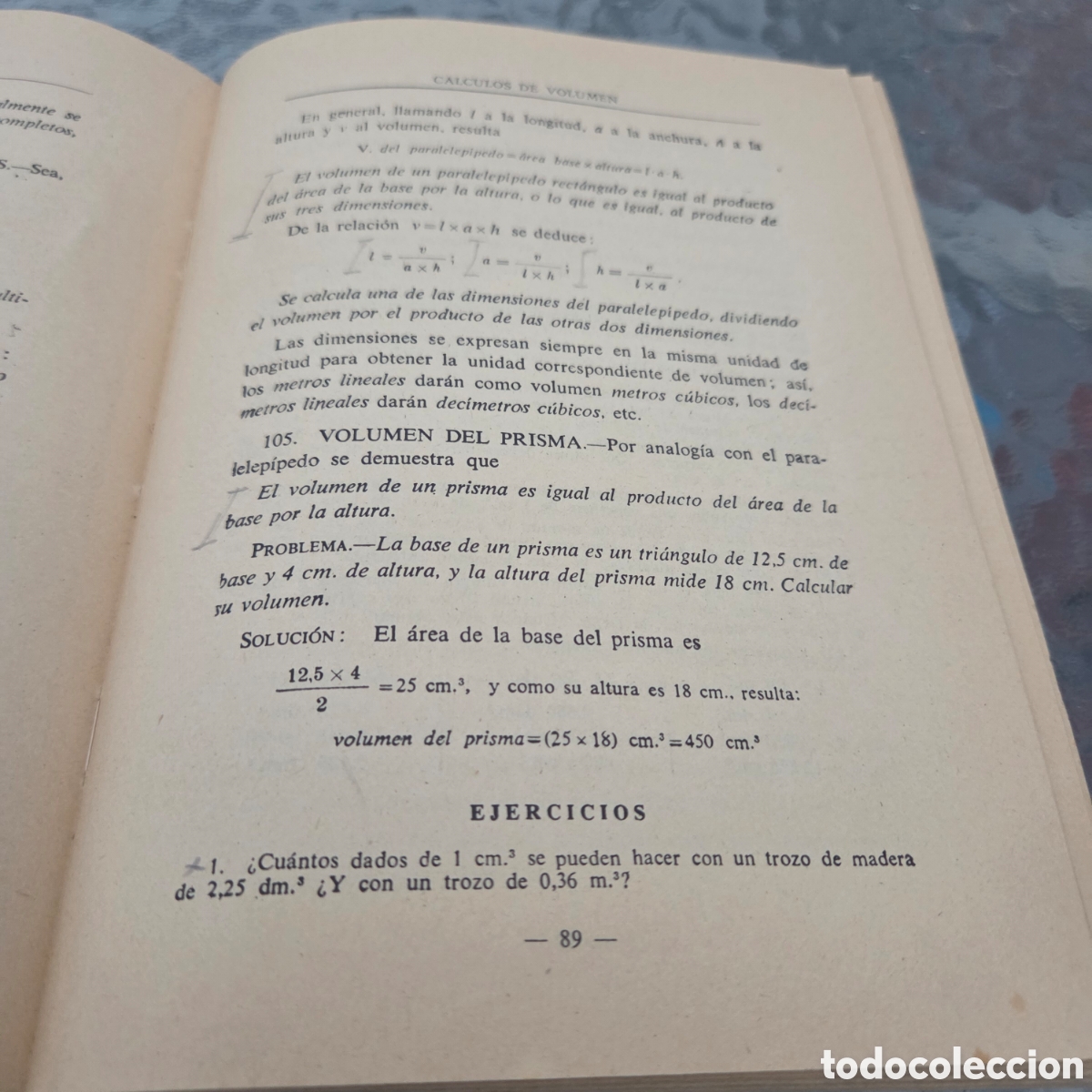 Libros de segunda mano: MATEM&Aacute;TICAS. 1&ordm; CURSO. BACHILLERATO. PLAN 1957 - Foto 5