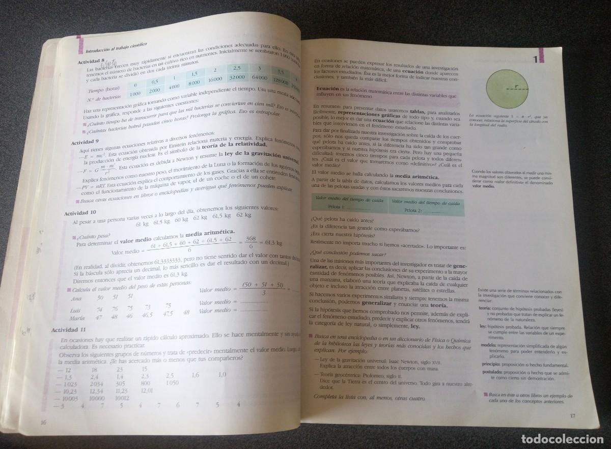 Libros de segunda mano: F&iacute;sica Y Qu&iacute;mica 3&ordm; Edelvives - Foto 8