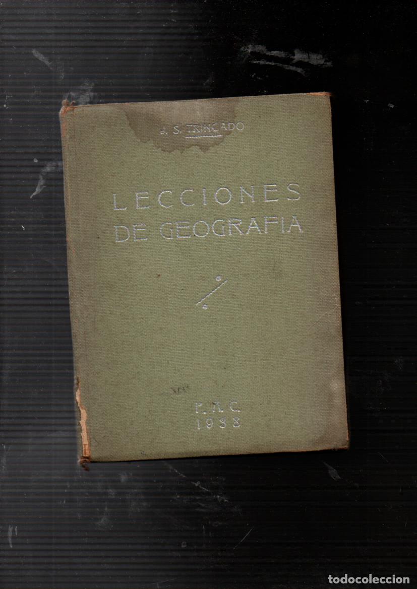 Second hand books: LECCIONES DE GEOGRAFIA. - J. S. TRINCADO. PUBLICACIONES ANTIFASCISTAS DE CATALU&Ntilde;A, 1938