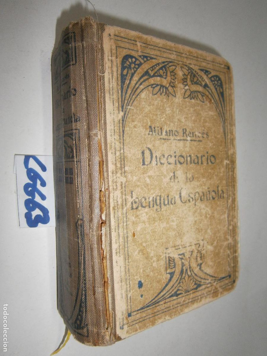 Libros de segunda mano: ANTIGUO LIBRO DE TEXTO - DICCIONARIO DE LA LENGUA ESPA&Ntilde;OLA