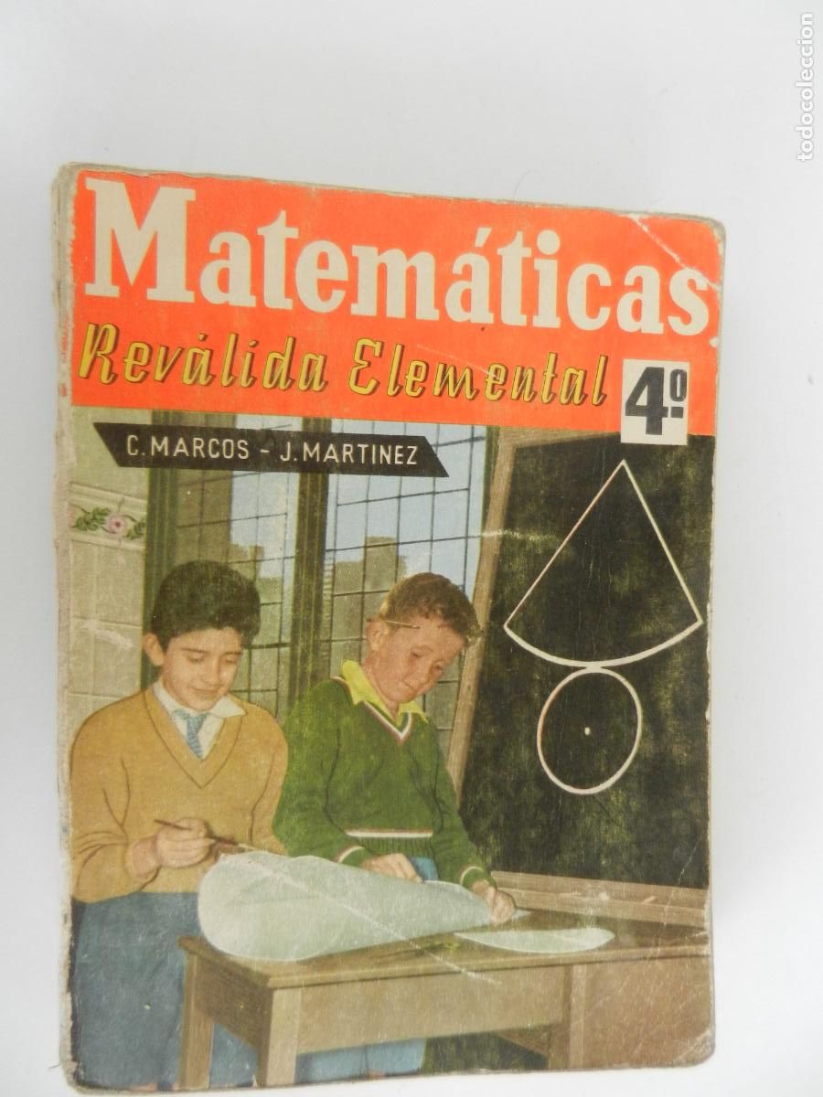 Libros de segunda mano: MATEM&Aacute;TICA 4&ordm; - REV&Aacute;LIDA ELEMENTAL -CONSTANTINO Y MARTINEZ, JACINTO MARCOS EDC- SM 1964