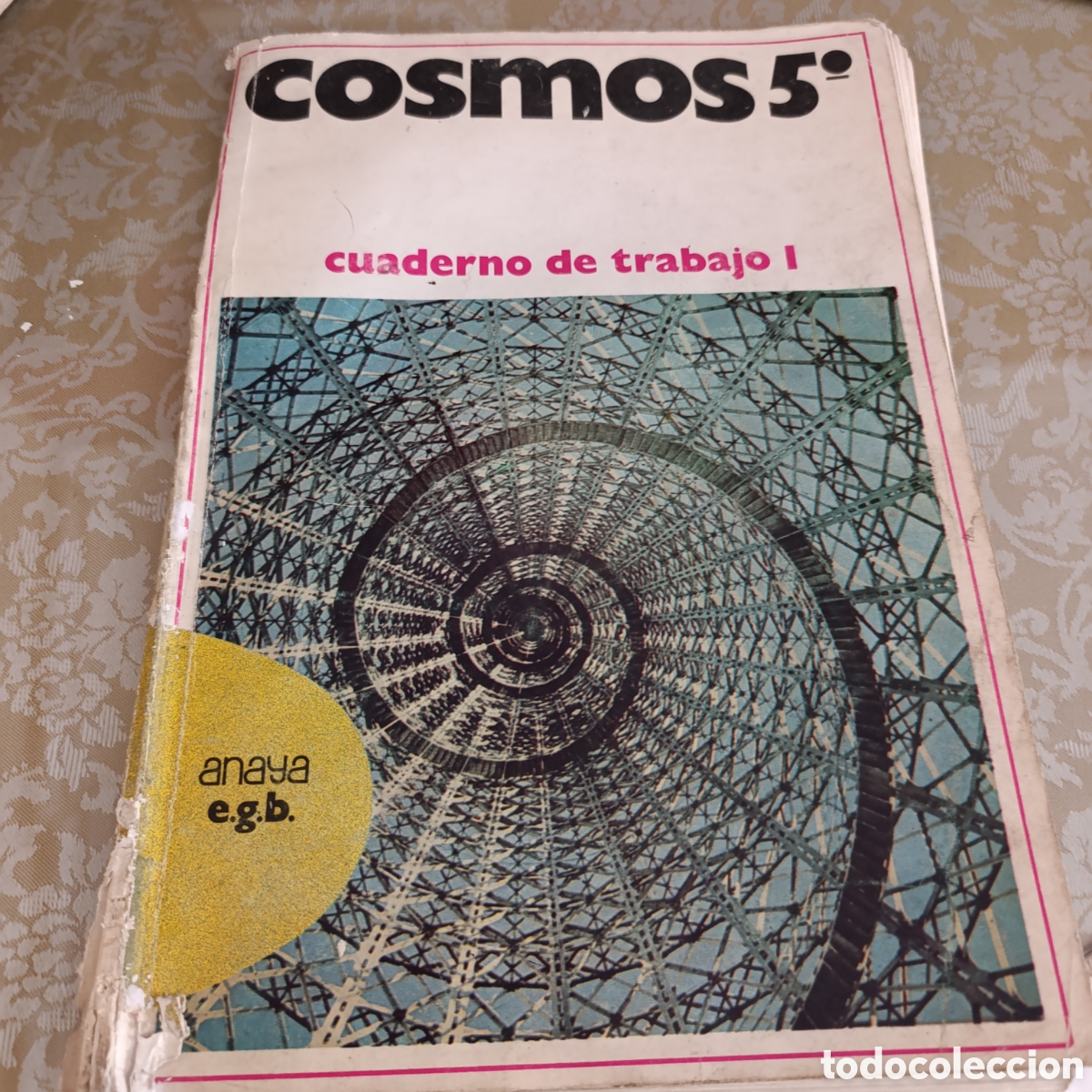 Libros de segunda mano: Cuaderno de trabajo I de la serie Cosmos 5&deg;,a&ntilde;o 1972,de la editorial Anaya para E.G.B..