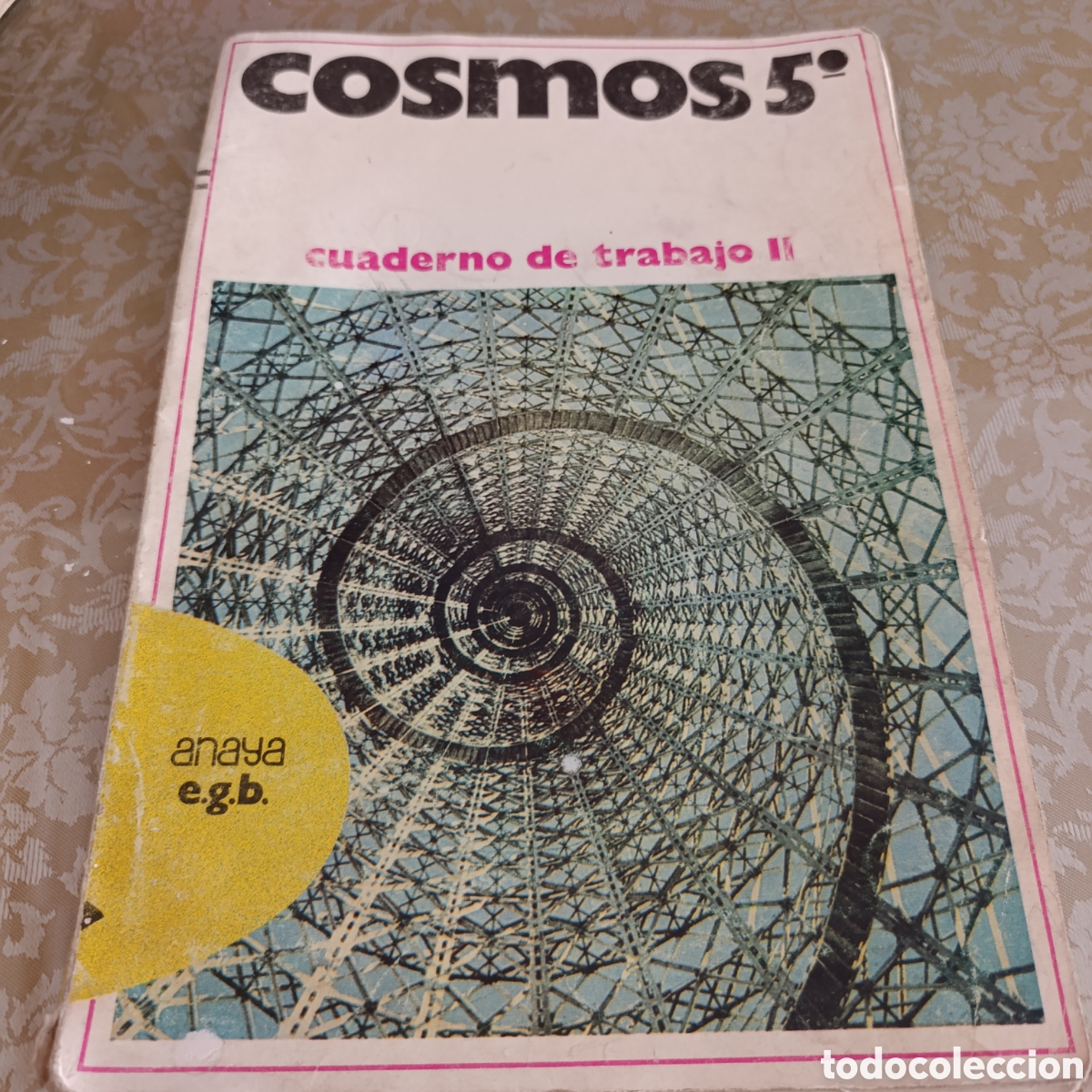 Libros de segunda mano: Cuaderno de trabajo de la colecci&oacute;n Cosmos 5&ordm; EGB de la Editorial Anaya.1973