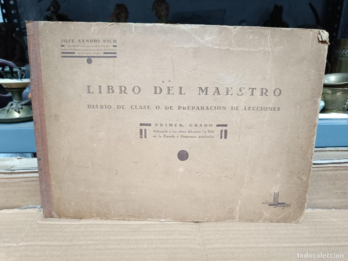 Libros de segunda mano: ANTIGUO CUADERNO ESCOLAR, LIBRO DEL MAESTRO, 1933, DIARIO DE CLASE -P10