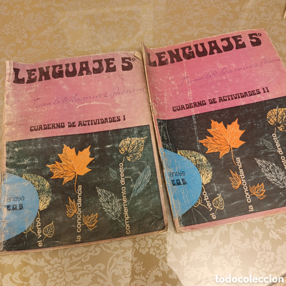 Libros de segunda mano: &rdquo;Lenguaje 5&ordm; - Cuaderno de Actividades II&rdquo;, E.G.B,editado por Anaya,a&ntilde;os 70