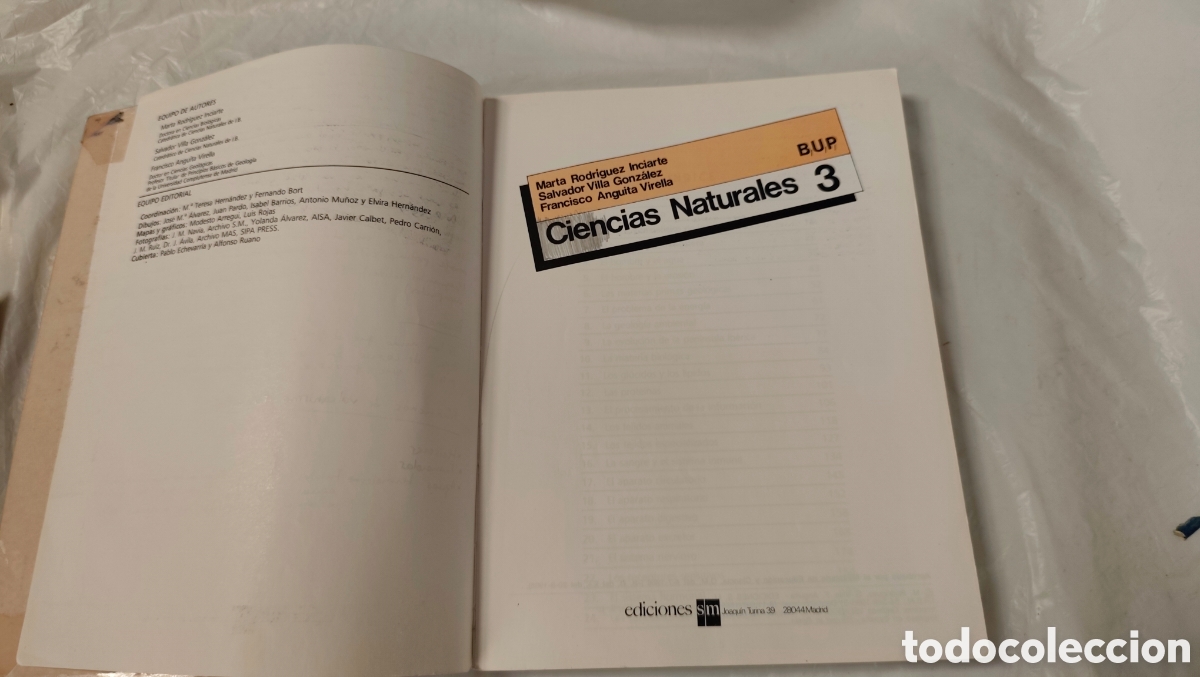 Libros de segunda mano: Ciencias Naturales 3&deg; BUP ed SM - Foto 5