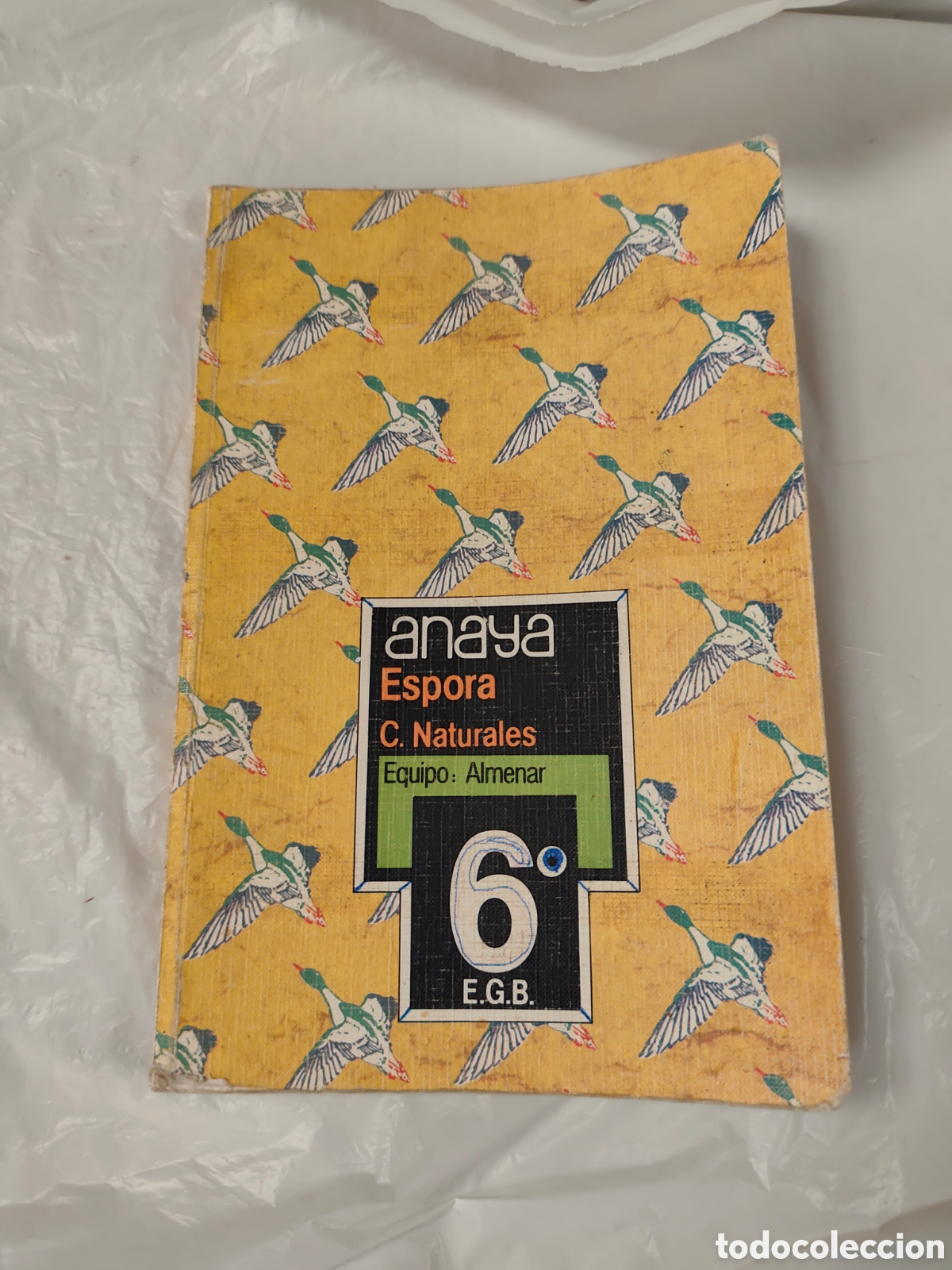 Libros de segunda mano: Ciencias Naturales 6&deg; EGB 1984 Anaya Espora