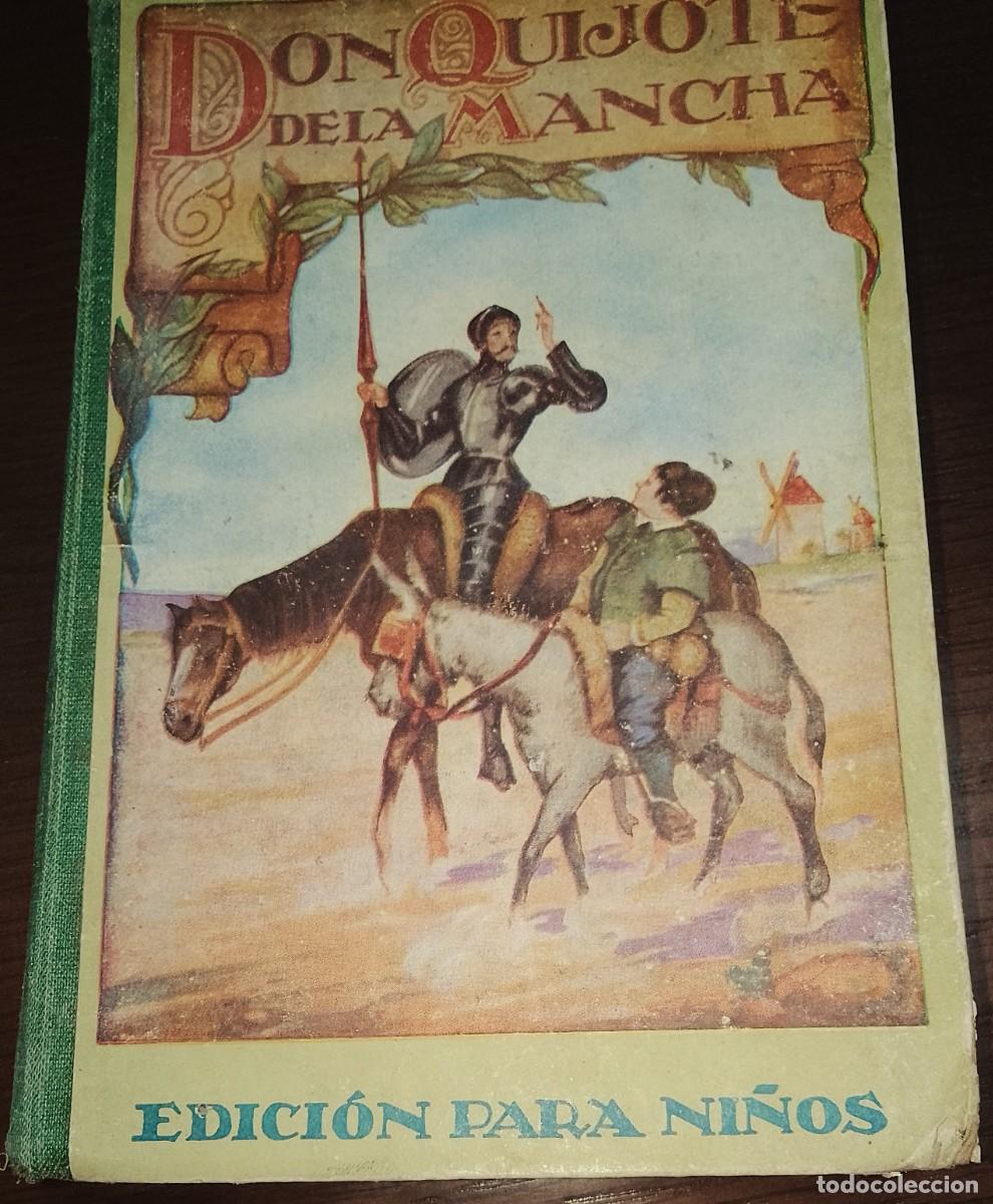 Libros de segunda mano: DON QUIJOTE DE LA MANCHA, ESCUELA, EDICION NI&Ntilde;OS, A&Ntilde;OS 60-630PG-ILUISTR-LEER DESCRIPCION Y VER FOTOS