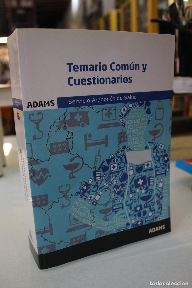 Libros de segunda mano: Temario Com&uacute;n y Cuestionarios.- Adams.- Servicio Aragon&eacute;s de Salud - Vv.aa.