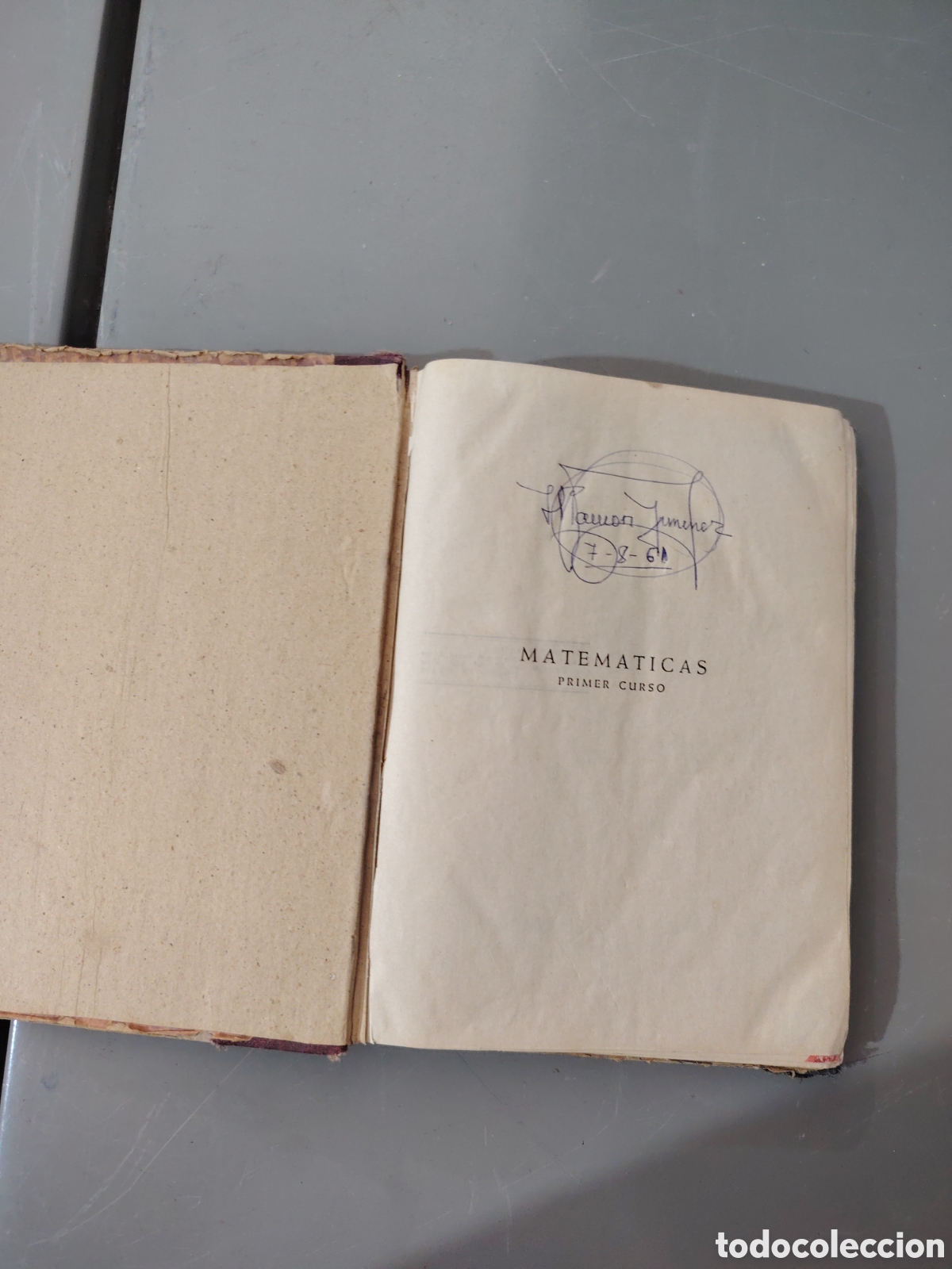 Libros de segunda mano: Matem&aacute;ticas. Primer curso. Edelvives. 1944 - Foto 3