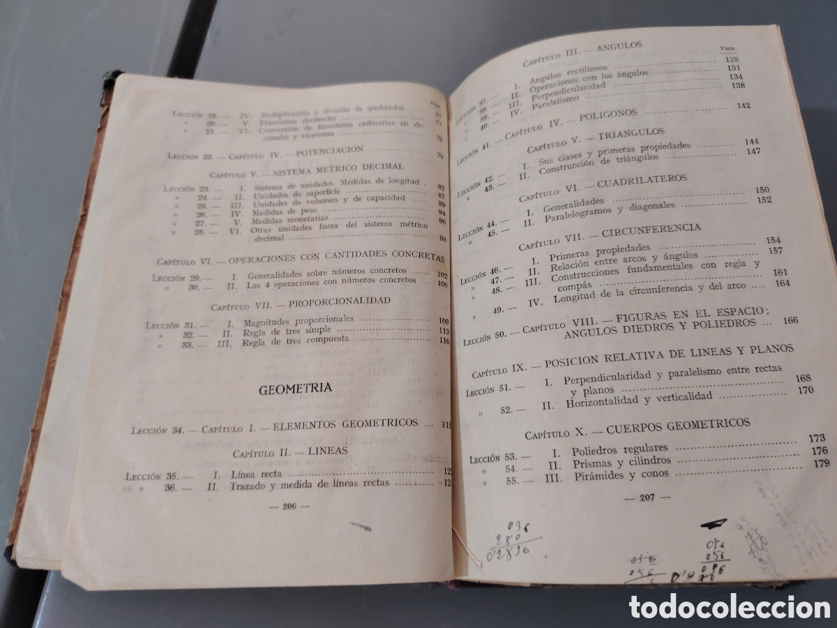 Libros de segunda mano: Matem&aacute;ticas. Primer curso. Edelvives. 1944 - Foto 6