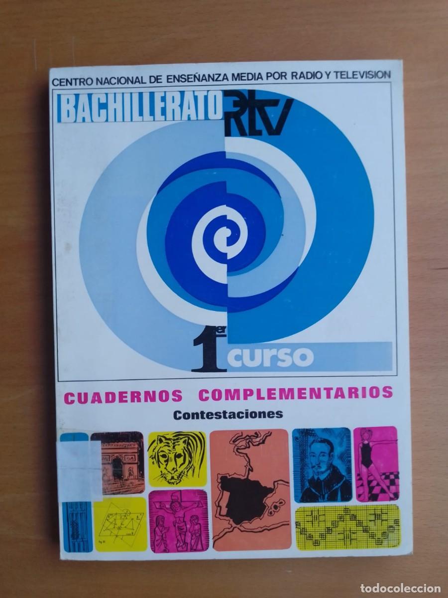 Libros de segunda mano: Bachillerato RTVE 1er curso Cuadernos complementarios - Contestaciones