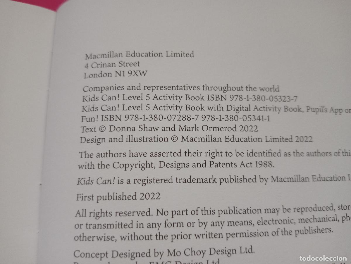 Libros de segunda mano: KIDS CAN! 5 (MCMILLAN) 3 UD. INFANTIL IDIOMAS - Foto 9