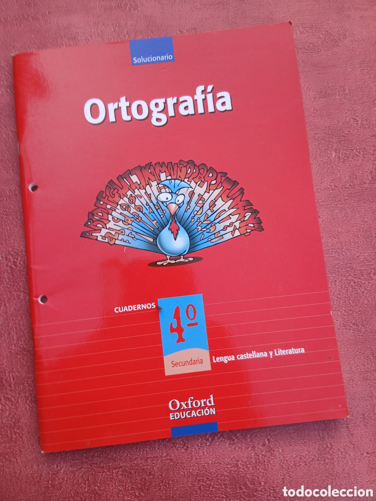 Libros de segunda mano: Ortograf&iacute;a (solucionario). 4&ordm; secundaria. M&ordf; Teresa Bouza y otros.