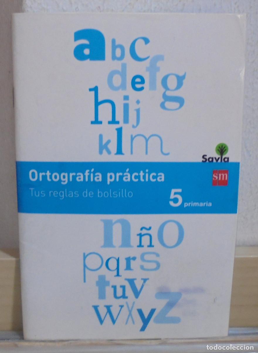Libros de segunda mano: Ortograf&iacute;a pr&aacute;ctica, tus reglas de bolsillo. 5&ordm; Primaria - SM
