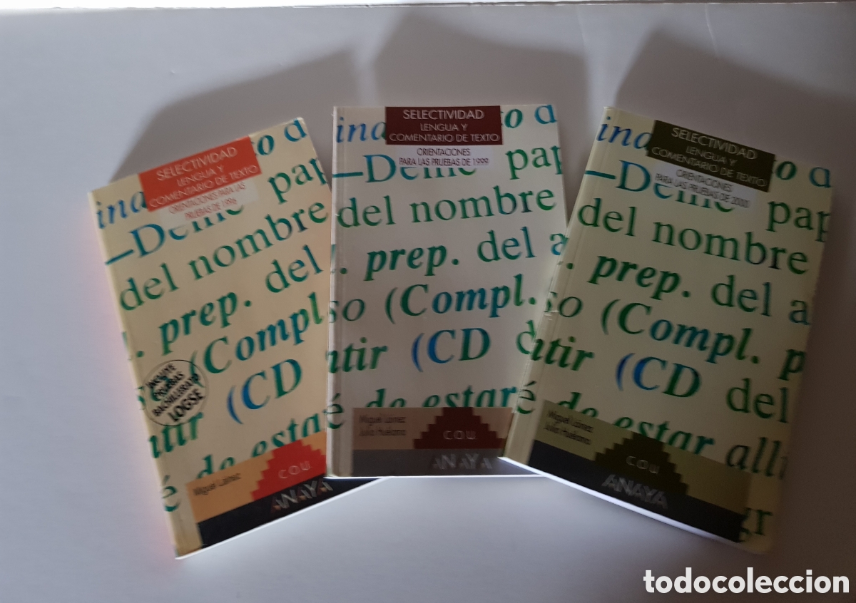 Livres d'occasion: Pruebas de Selectividad Lengua(Pau) varios a&ntilde;os.
