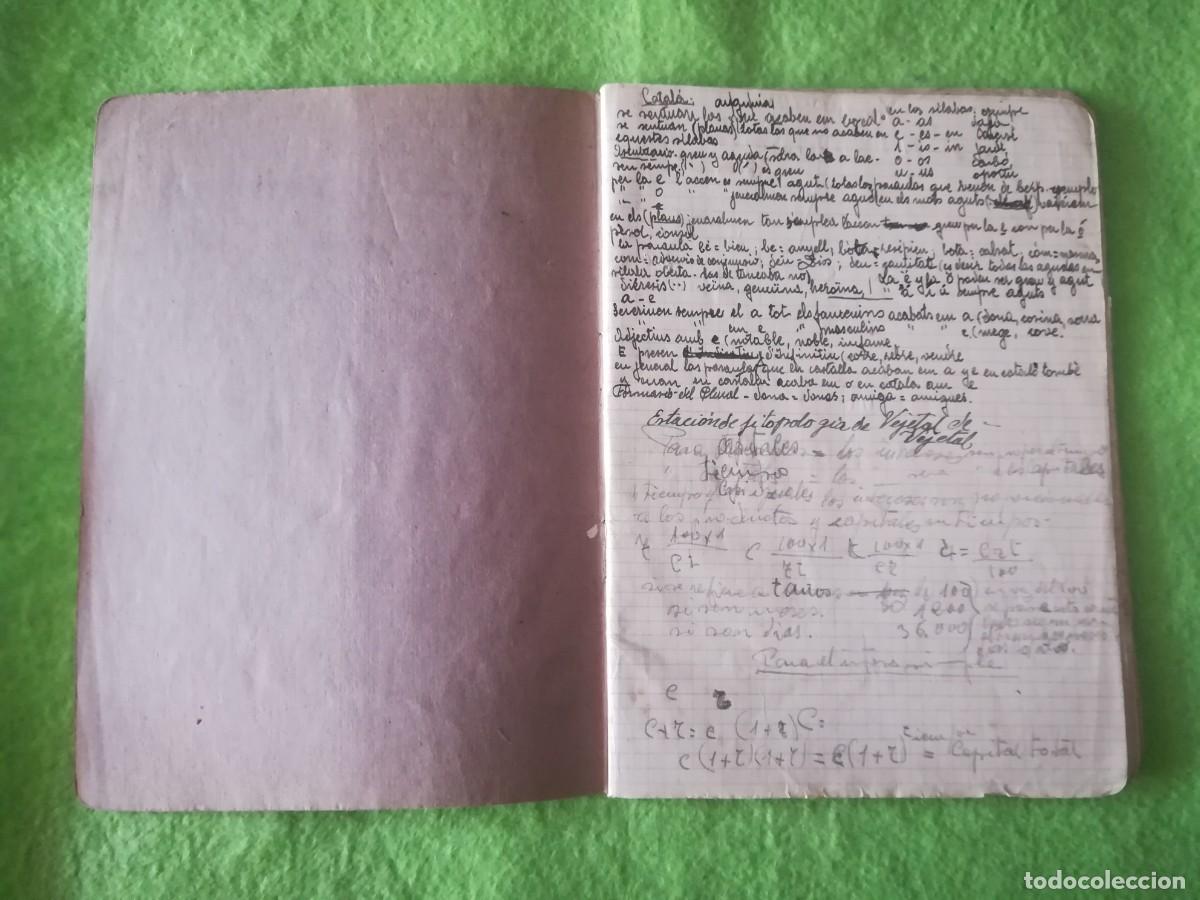Libros de segunda mano: Cuaderno escolar antiguo relleno - Foto 3