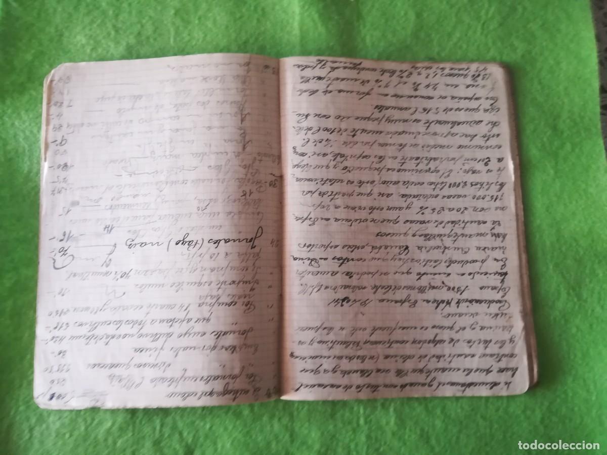 Libros de segunda mano: Cuaderno escolar antiguo relleno - Foto 6