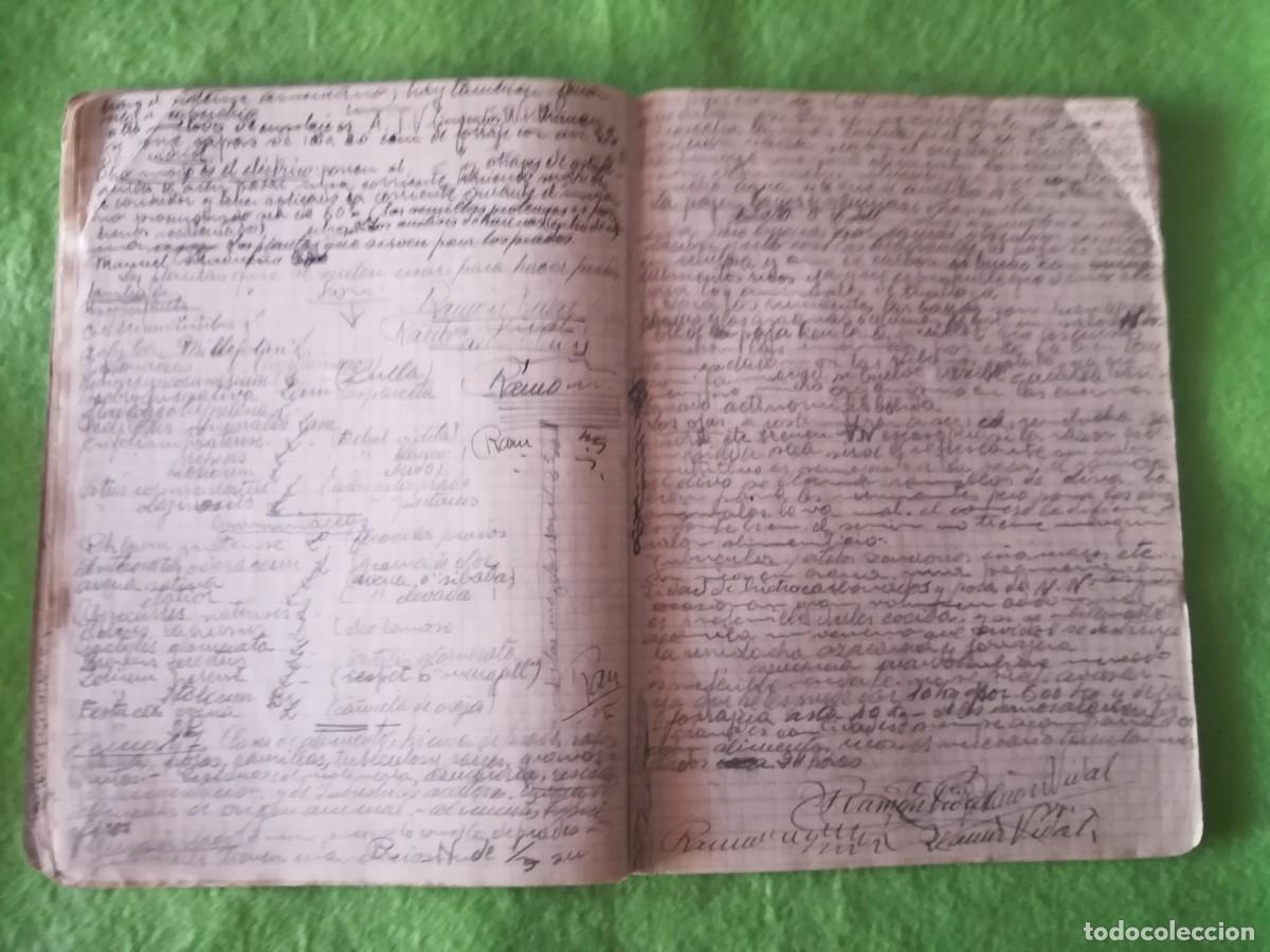 Libros de segunda mano: Cuaderno escolar antiguo relleno - Foto 7