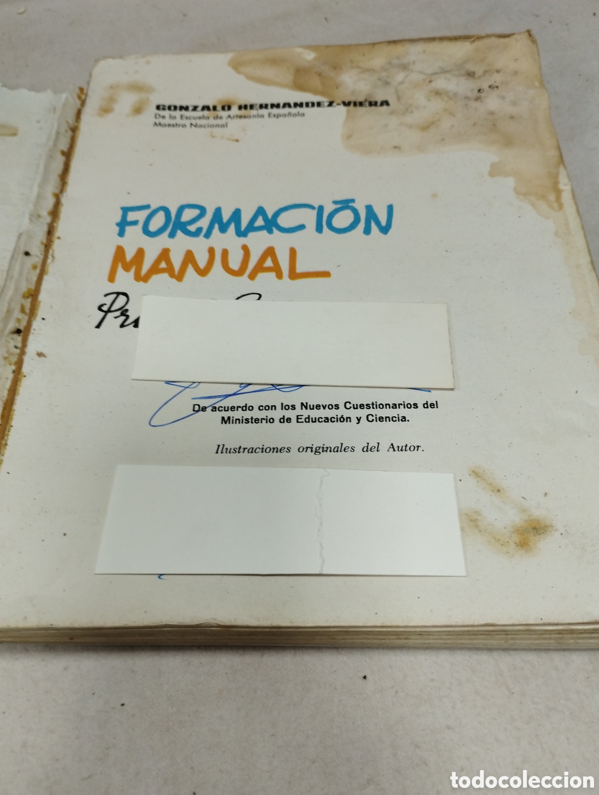 Libros de segunda mano: Formaci&oacute;n Manual. 1&deg; curso. Editorial Epesa, 1968 - Foto 2