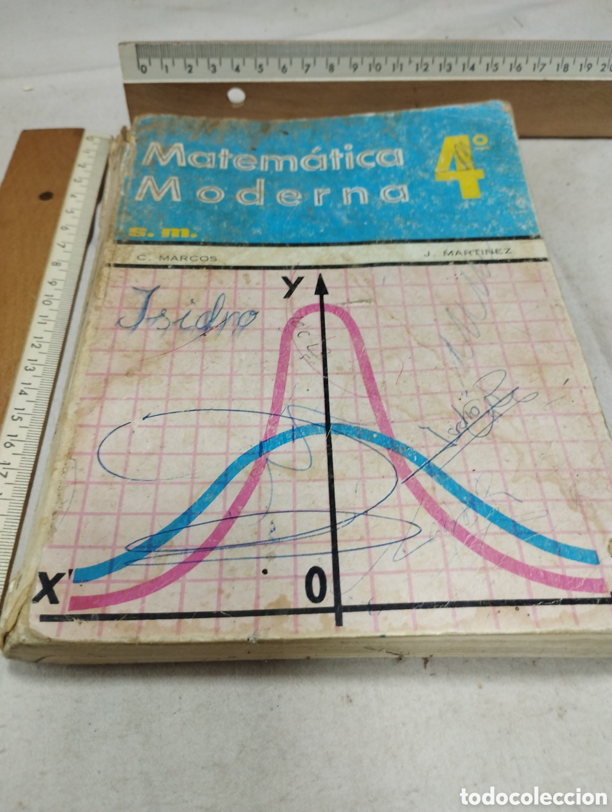 Libros de segunda mano: Matem&aacute;tica moderna. Cuarto curso. Editorial SM, 1973