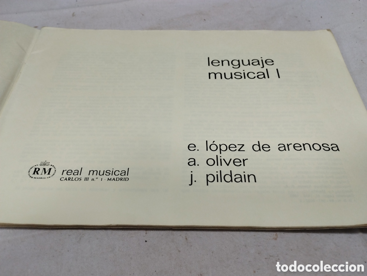 Libros de segunda mano: Lenguaje musical. Real Musical, 1983 - Foto 2