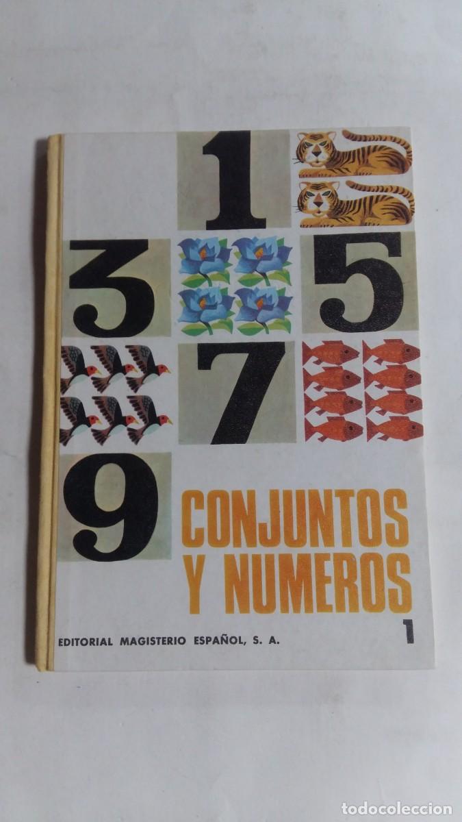 Libros de segunda mano: Textos Magisterio Conjuntos y N&uacute;meros Matem&aacute;ticas Curso Primero, Editorial Magisterio Espa&ntilde;ol