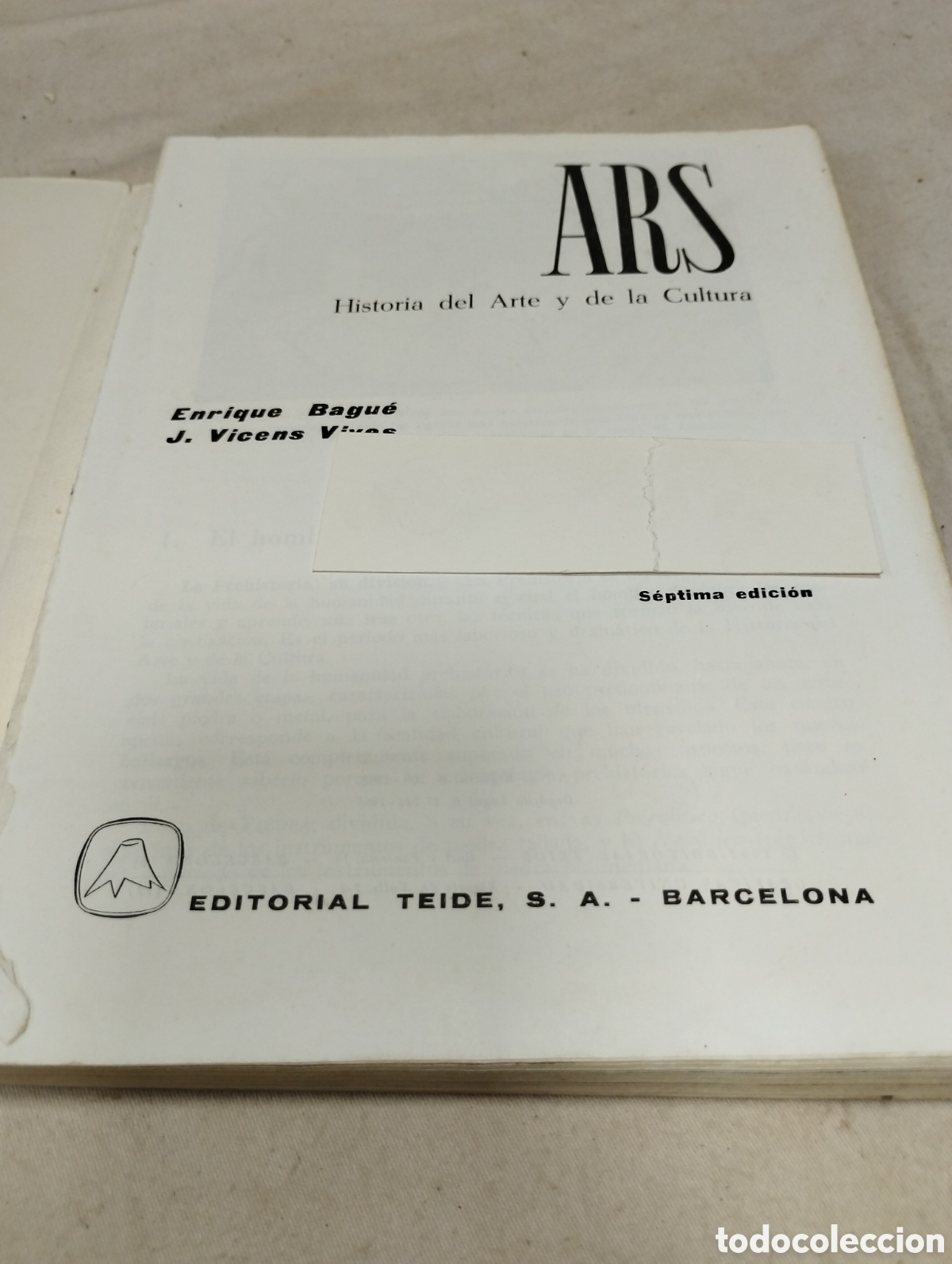 Libros de segunda mano: ARS. Editorial Teide, 1961 - Foto 2