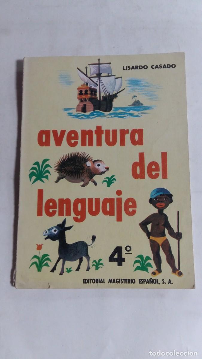 Libros de segunda mano: Aventura del Lenguaje 4&deg;, Lisardo Casado, Editorial Magisterio Espa&ntilde;ol