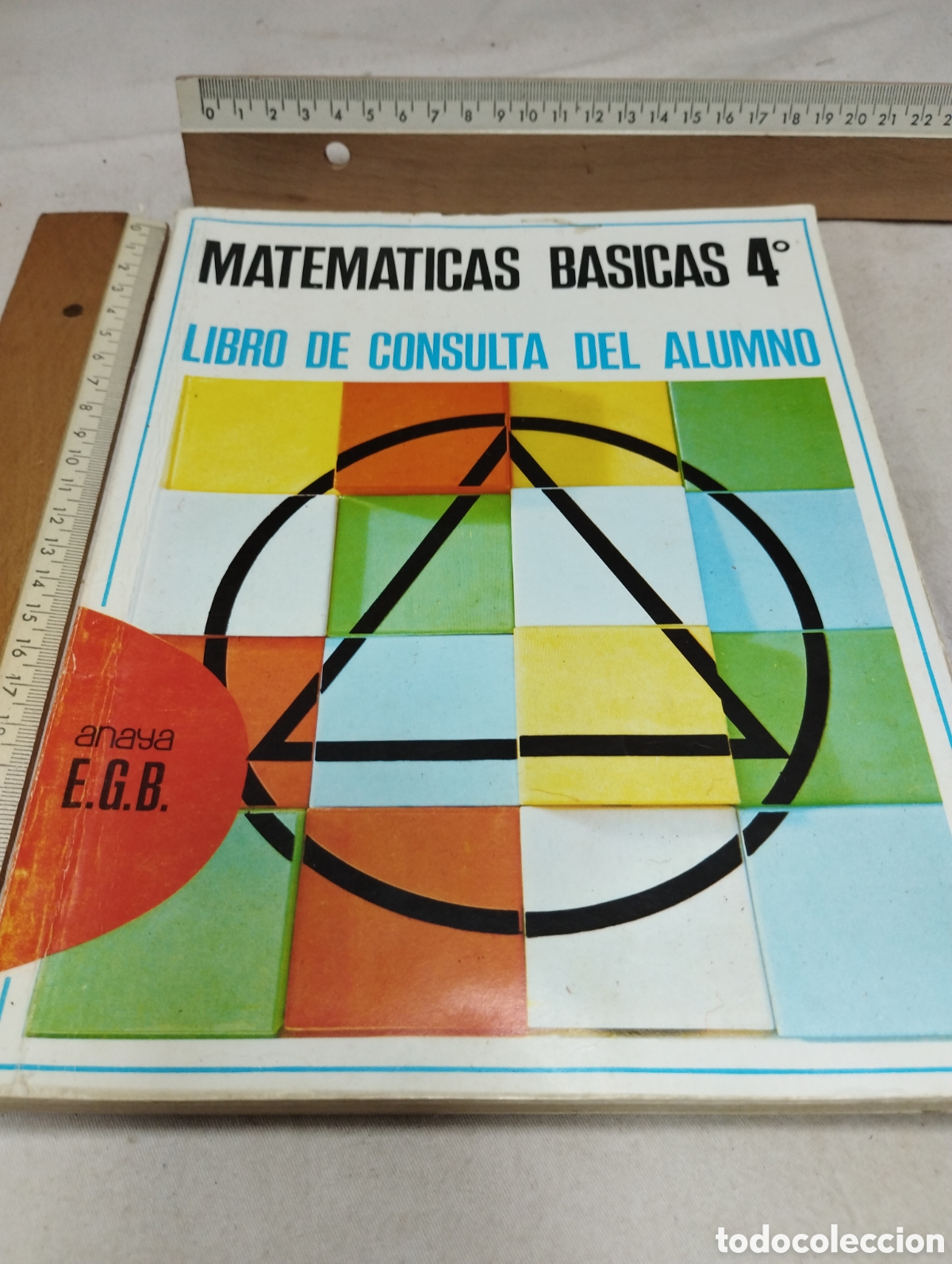 Libros de segunda mano: Matem&aacute;ticas b&aacute;sicas 4&deg;. Anaya EGB. 1972