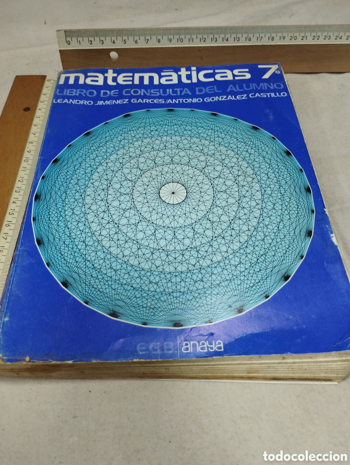 Libros de segunda mano: Matem&aacute;ticas 7. Libro de consulta. EGB Anaya, 1973