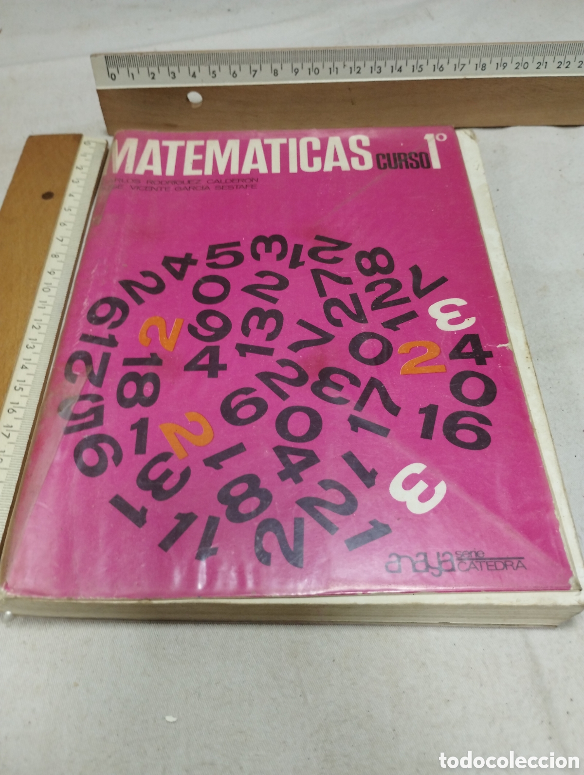 Libros de segunda mano: Matem&aacute;ticas 1&deg; curso. Editorial Anaya, 1969