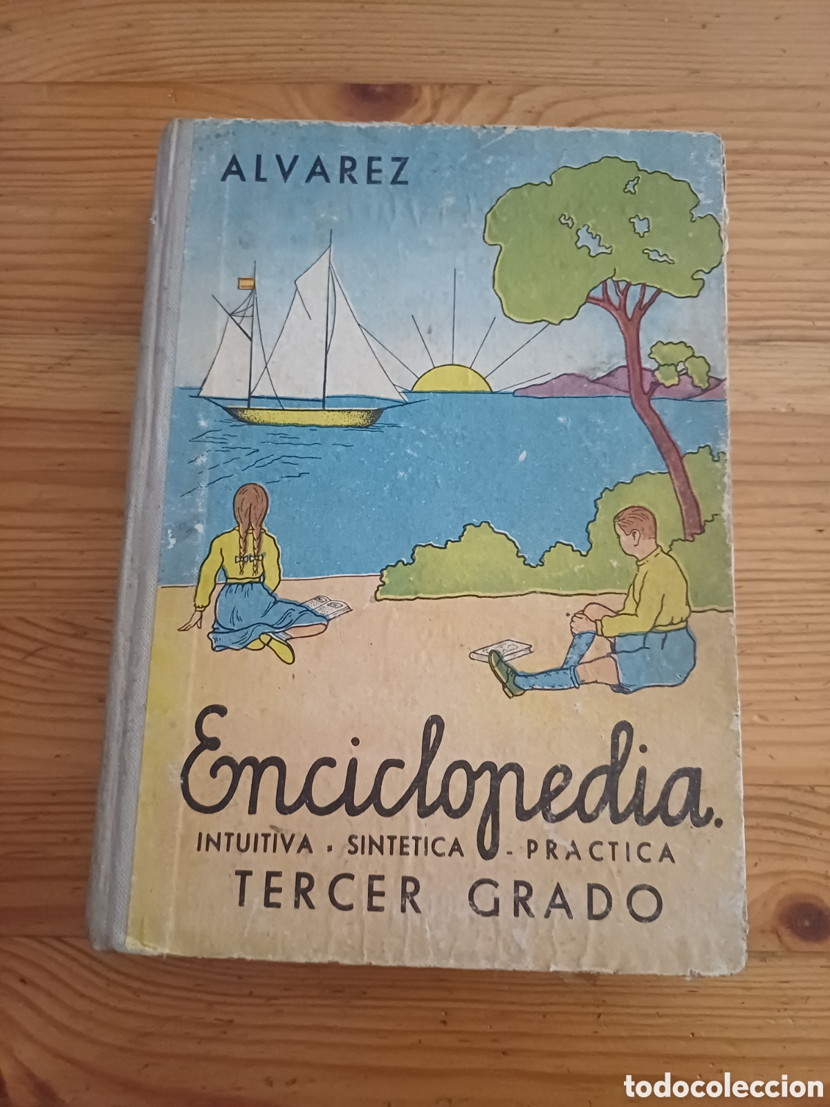 Libros de segunda mano: Enciclopedia Intuitiva Sintetica Practica Tercer Grado Alvarez 1962 Valladolid escuela franquista