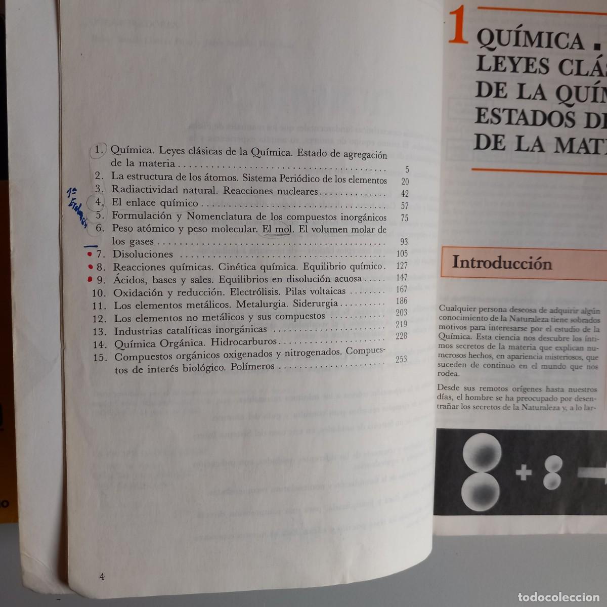 Libros de segunda mano: QU&Iacute;MICA 4. Editorial EDEBE - Foto 2