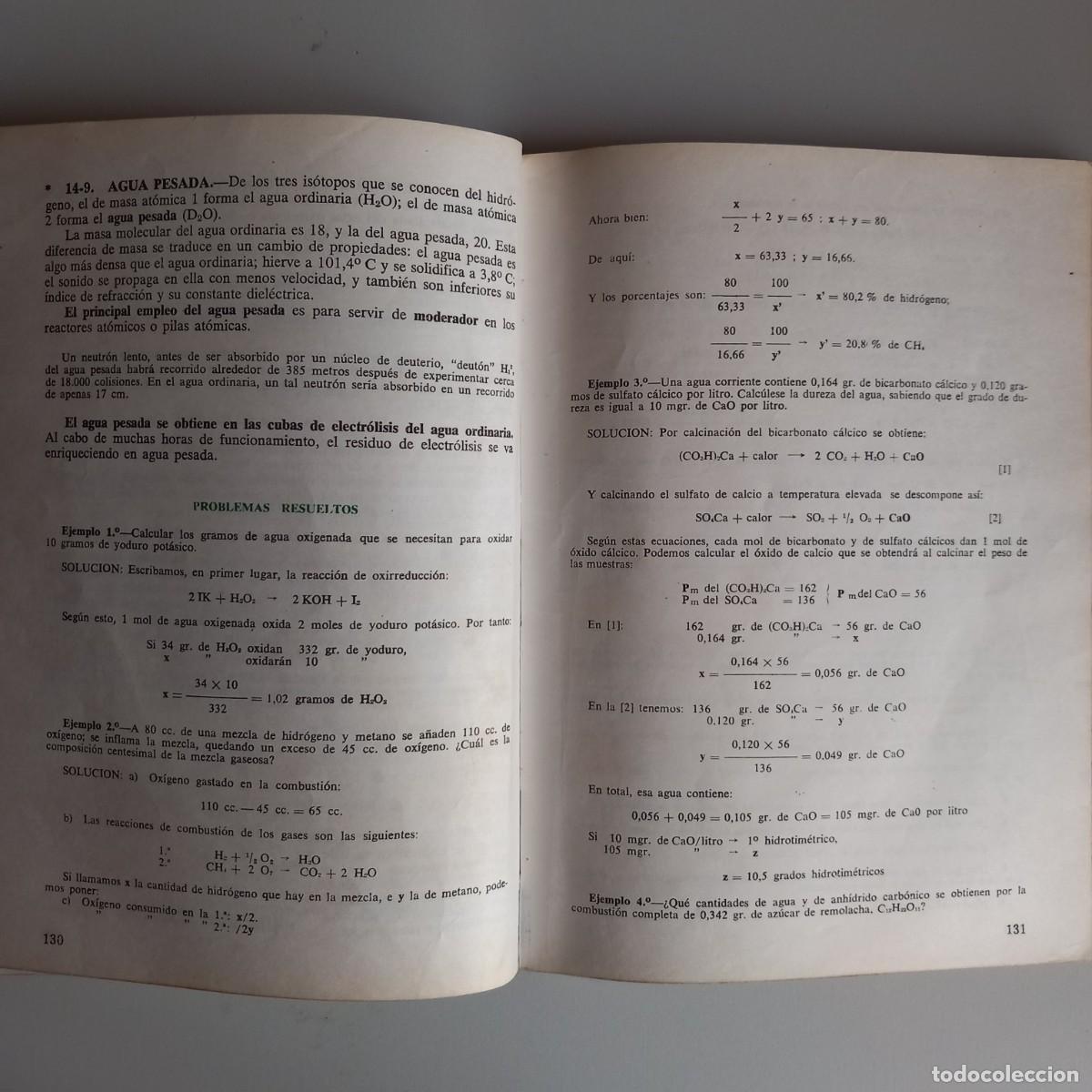 Libros de segunda mano: QU&Iacute;MICA 5&deg;Curso. Editorial BRU&Ntilde;O - Foto 4