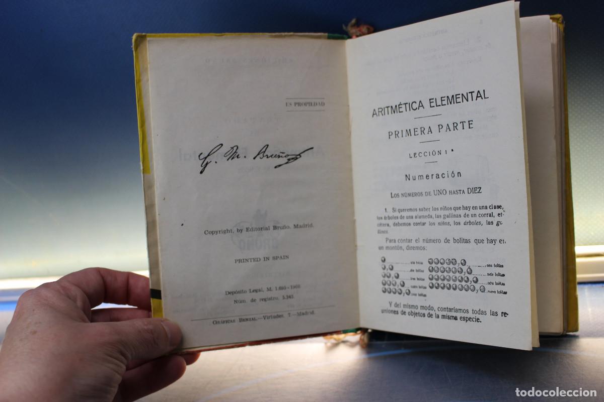 Libros de segunda mano: Aritm&eacute;tica Primer Grado. Ediciones Bru&ntilde;o, 1960. 18&ordf; edici&oacute;n. - Foto 6