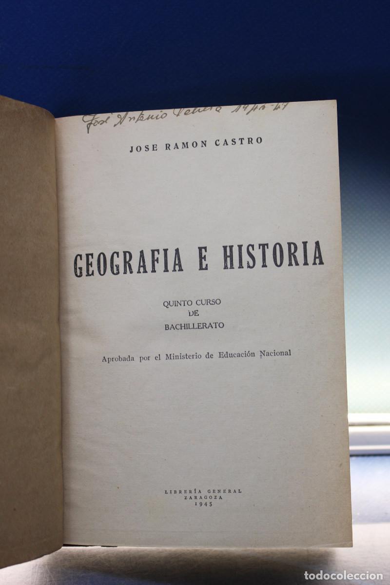 Libros de segunda mano: Libro: Geograf&iacute;a e Historia. 5&ordm; bachillerato. - Foto 1