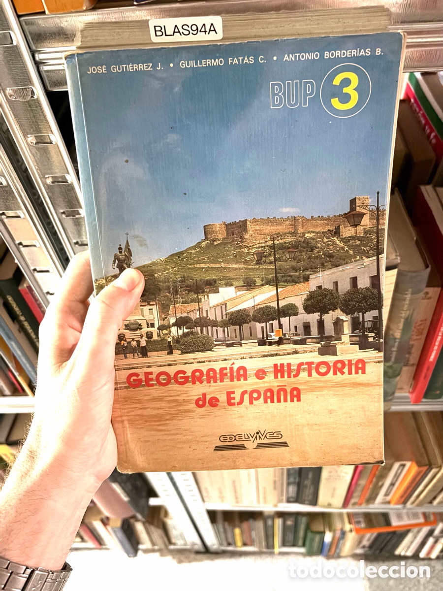 Libros de segunda mano: Blas94A 3&ordm; BUP GEOGRAF&Iacute;A e HISTORIA de ESPA&Ntilde;A edelvives