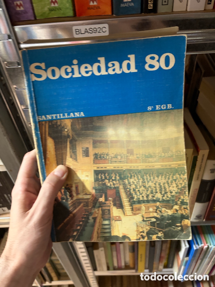 Libros de segunda mano: BLAS92C Sociedad 80 Santillana 8&deg; EGB.
