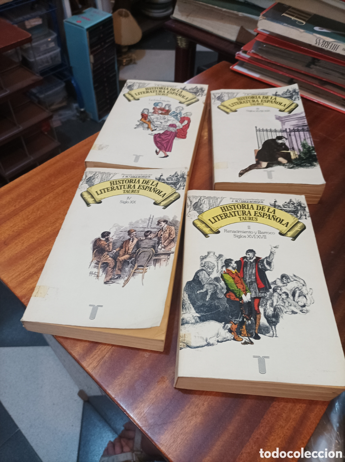 Libros de segunda mano: HISTORIA DE LA LITERATURA ESPA&Ntilde;OLA.TOSI,II,III,IV.J.M.DIEZ PORQUE.. TAURUS EDICIONES.1980