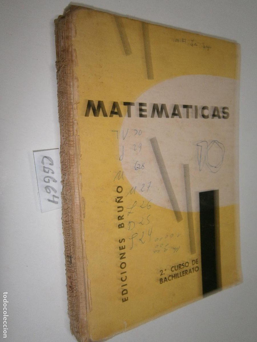 Libros de segunda mano: ANTIGUO LIBRO DE TEXTO - MATEMATICAS 2&ordm;