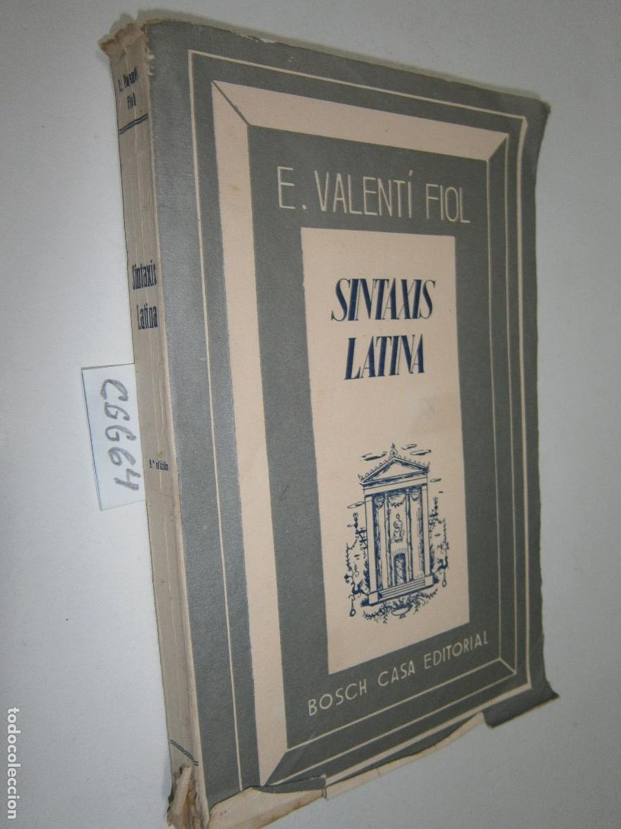 Libros de segunda mano: ANTIGUO LIBRO DE TEXTO - SINTAXIS LATINA