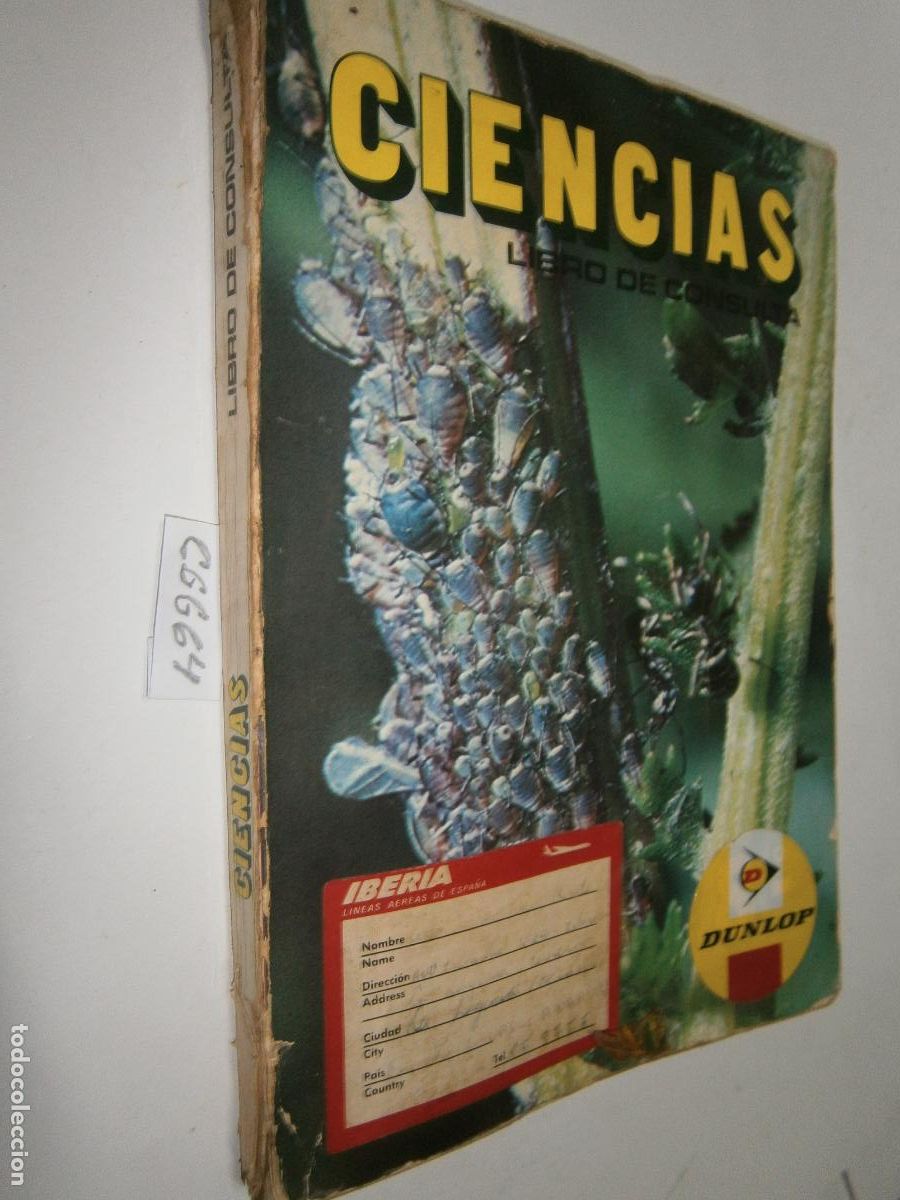 Libros de segunda mano: ANTIGUO LIBRO DE TEXTO - CIENCIAS, LIBRO DE CONSULTA