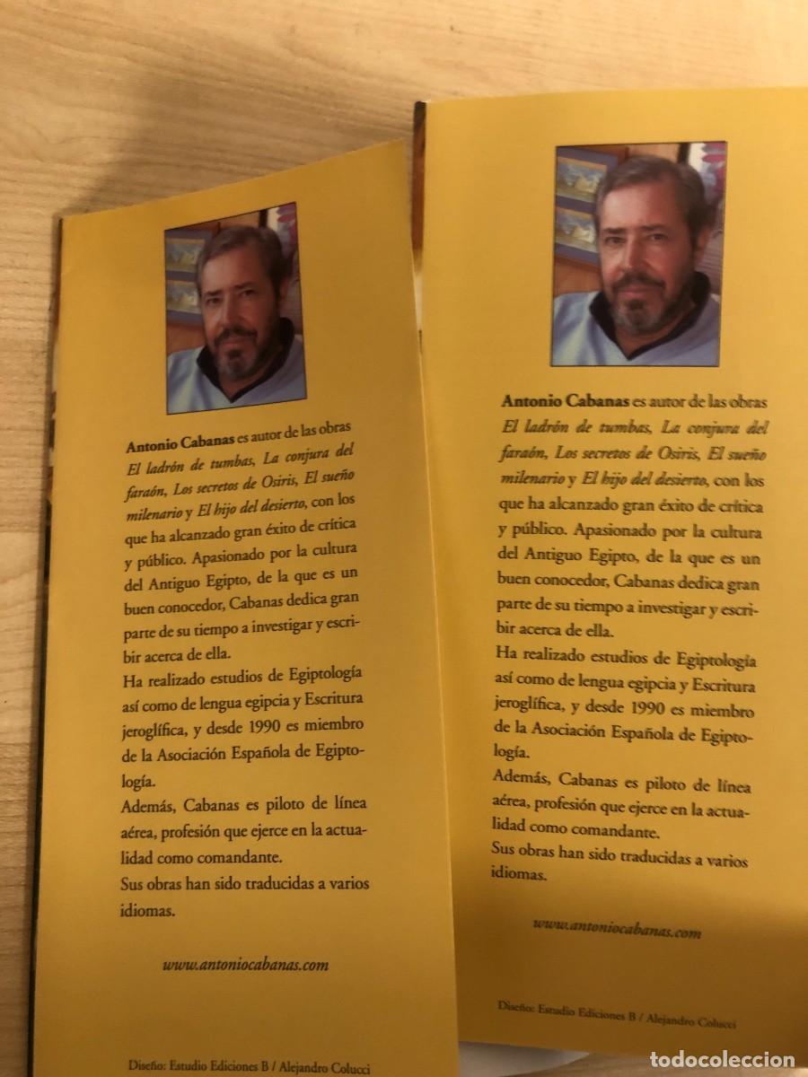 Libros de segunda mano: El Secreto del Nilo Antonio Cabanas Primera Edicion Octubre 2012 Ediciones B - Foto 4